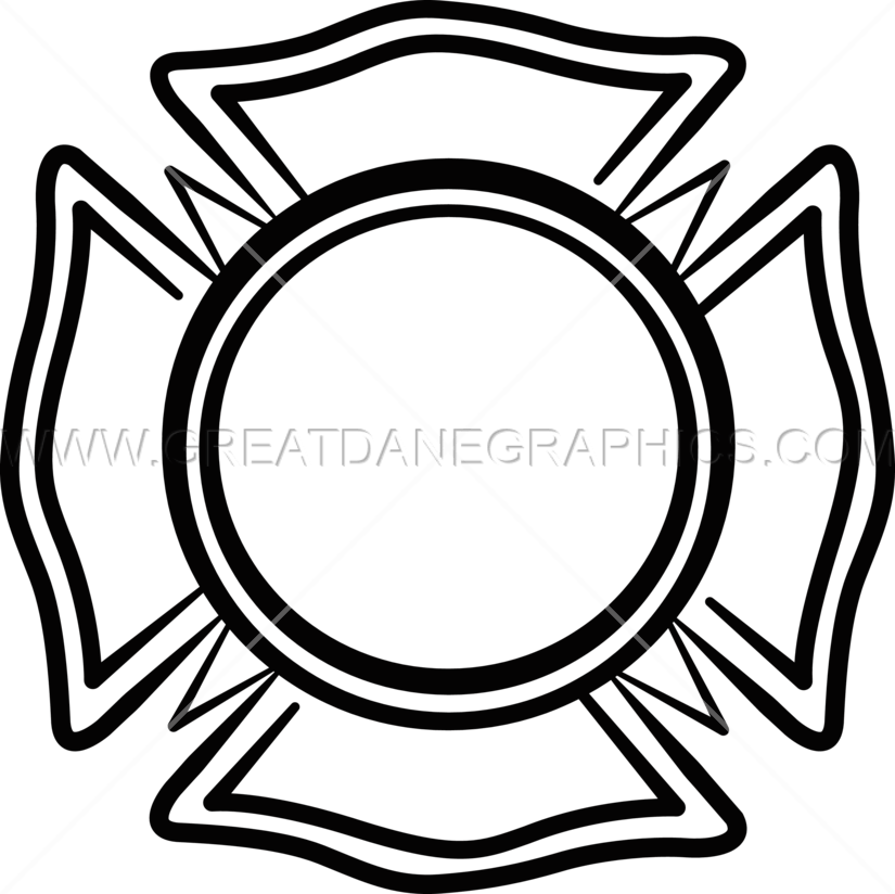 825x824 Emergency Maltese Cross Production Ready Artwork For T Shirt
