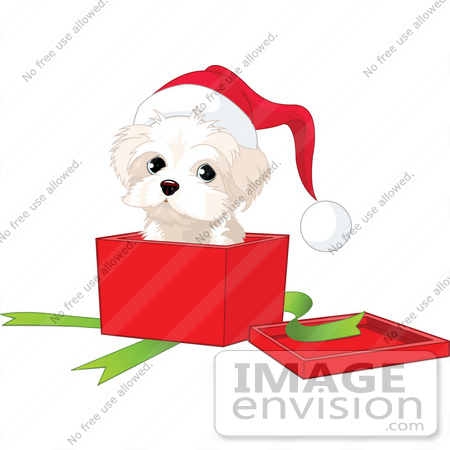 450x450 Cliprt Illustration Of West Highland Terrier Puppy Wearing