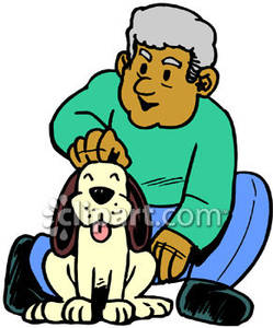 Man And Dog Clipart | Free download on ClipArtMag