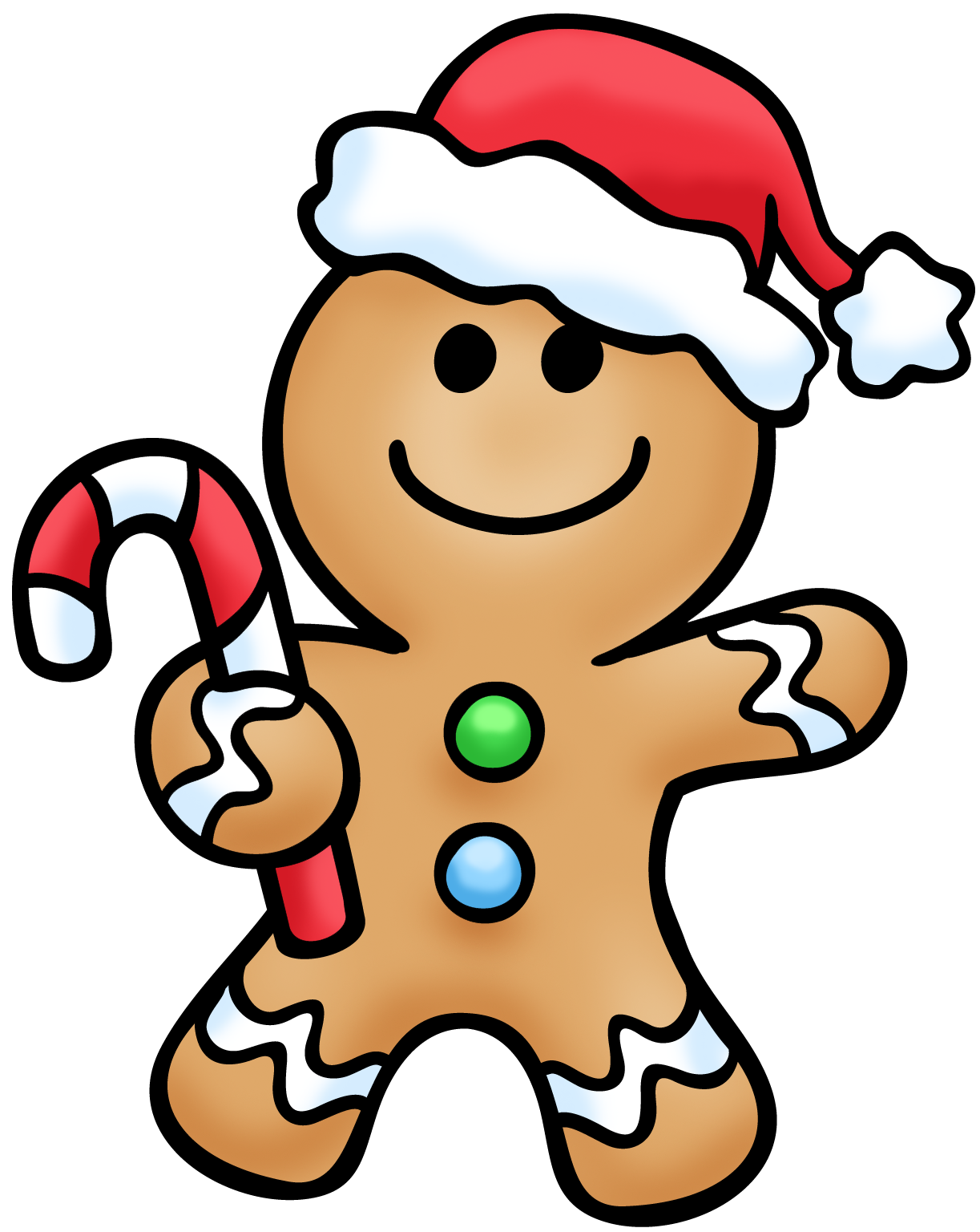 1223x1536 Gingerbread Man Clip Art