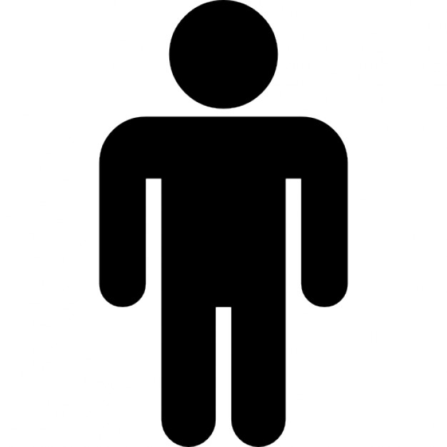 Man Standing Silhouette Free download on ClipArtMag