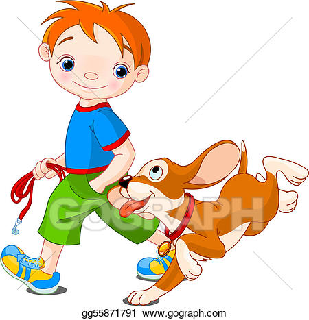 450x467 Dog Walking Clip Art