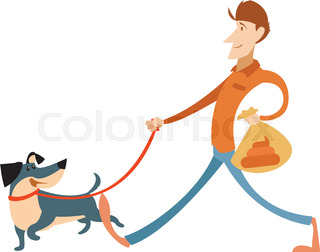 320x252 Man Dog Training Playing Pet Stick Flat Icons. The Dog Manamp'S