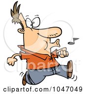 175x190 Clipart Man Whistling While He Waits