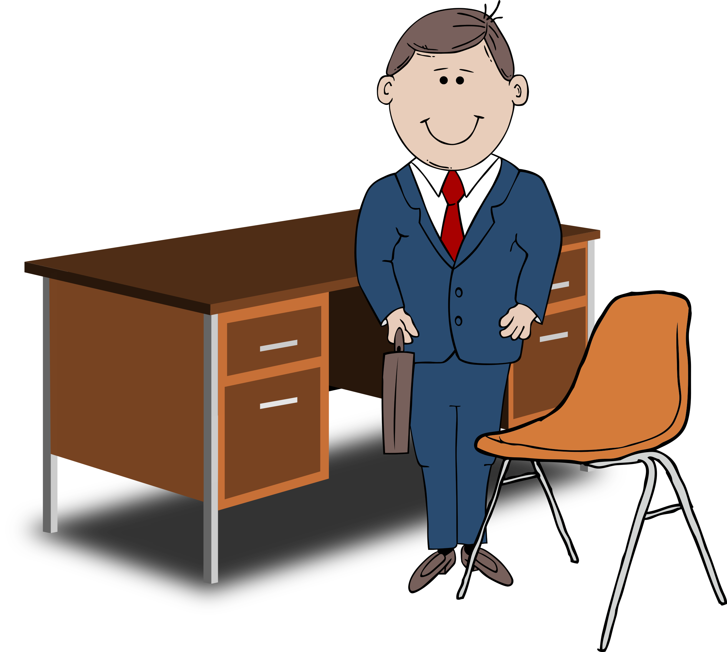 2400x2150 People Clipart Desk