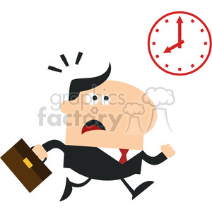 300x300 Royalty Free 8271 Royalty Free Rf Clipart Illustration Hurried