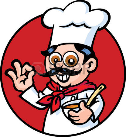 415x450 Mr Chef Head Clipart