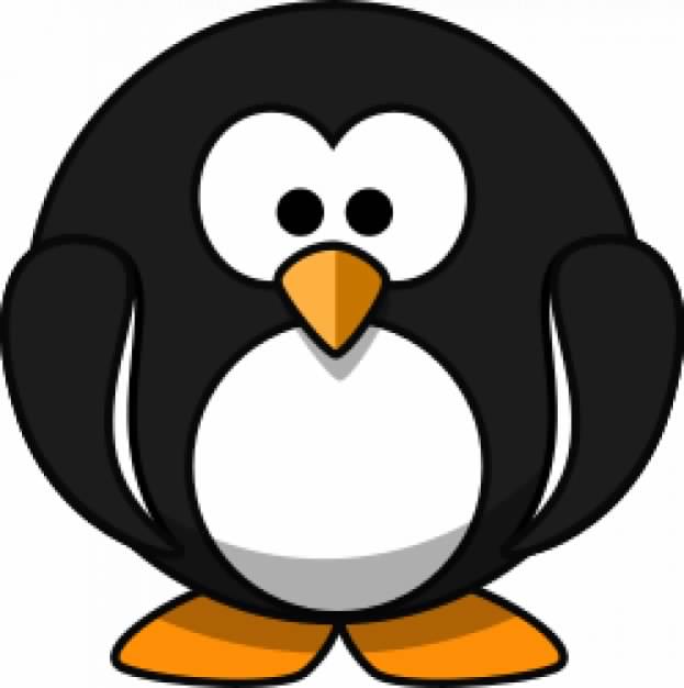 623x626 Angry Penguin Manager Clip Art With White Background Download