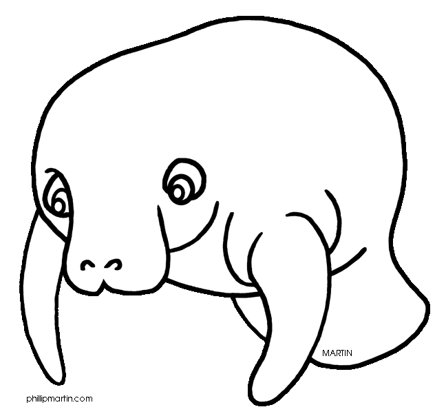 648x604 Best Manatee Clip Art