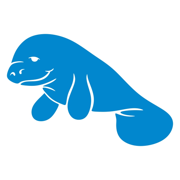 600x600 Manatee Cuttable Design