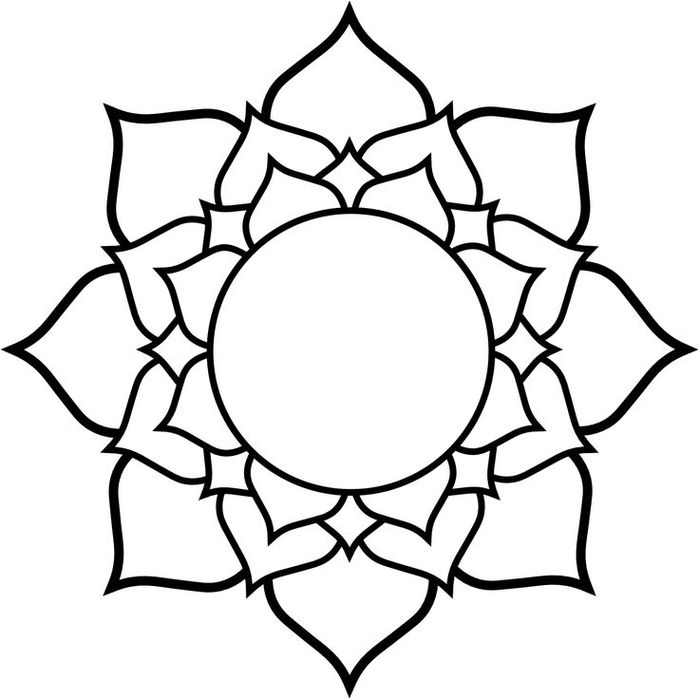 699x699 Mandala Clipart