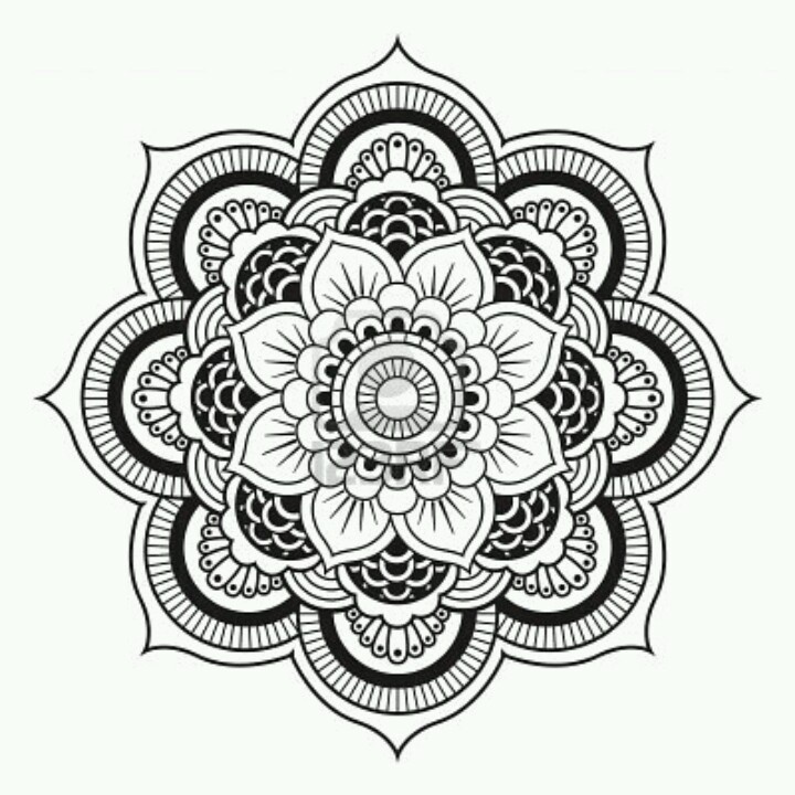 720x720 Mandala Flower Things I Love Mandala