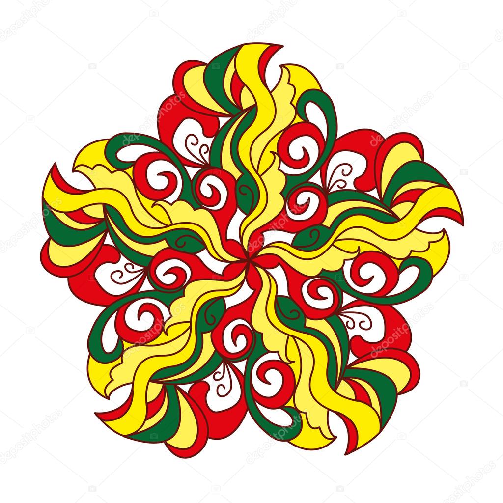 1024x1024 Tribal Pattern. Ethnic, Fabric, Motifs. Vector, Abstract Flower