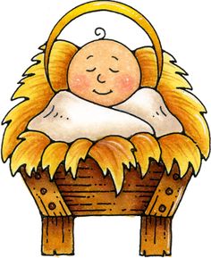 236x289 Christmas Clipart Baby Jesus In Manger