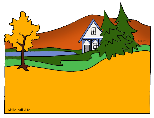 648x496 Fall Scene Clipart