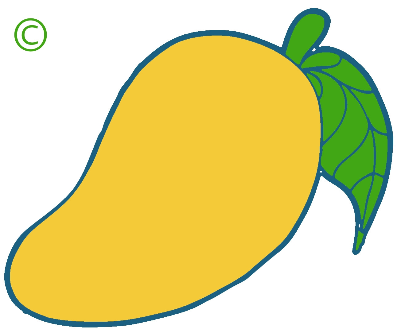 1293x1072 Mango Clipart Yellow Mango