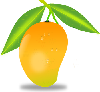 350x322 Mango Clipart Transparent Background