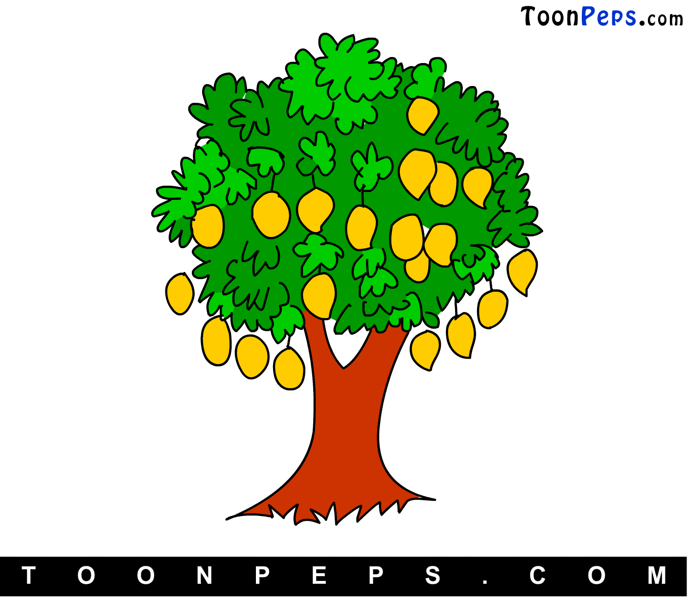 1406x1226 Tree Clipart Mango Fruit