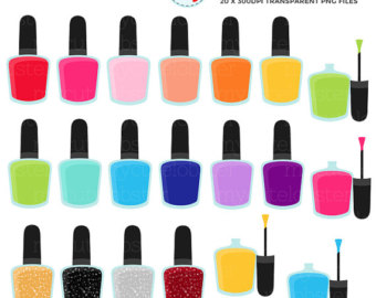 340x270 Makeup Clipart Set Clip Art Set Of Lipstick Nail Polish