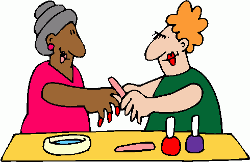 490x318 Nail Salon Clipart