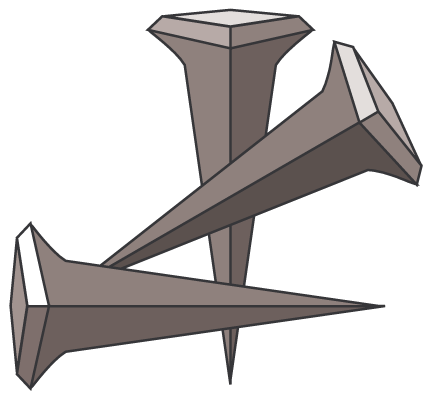 432x400 Nails Clipart