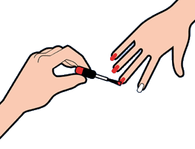 280x215 Nails Clipart Manicure