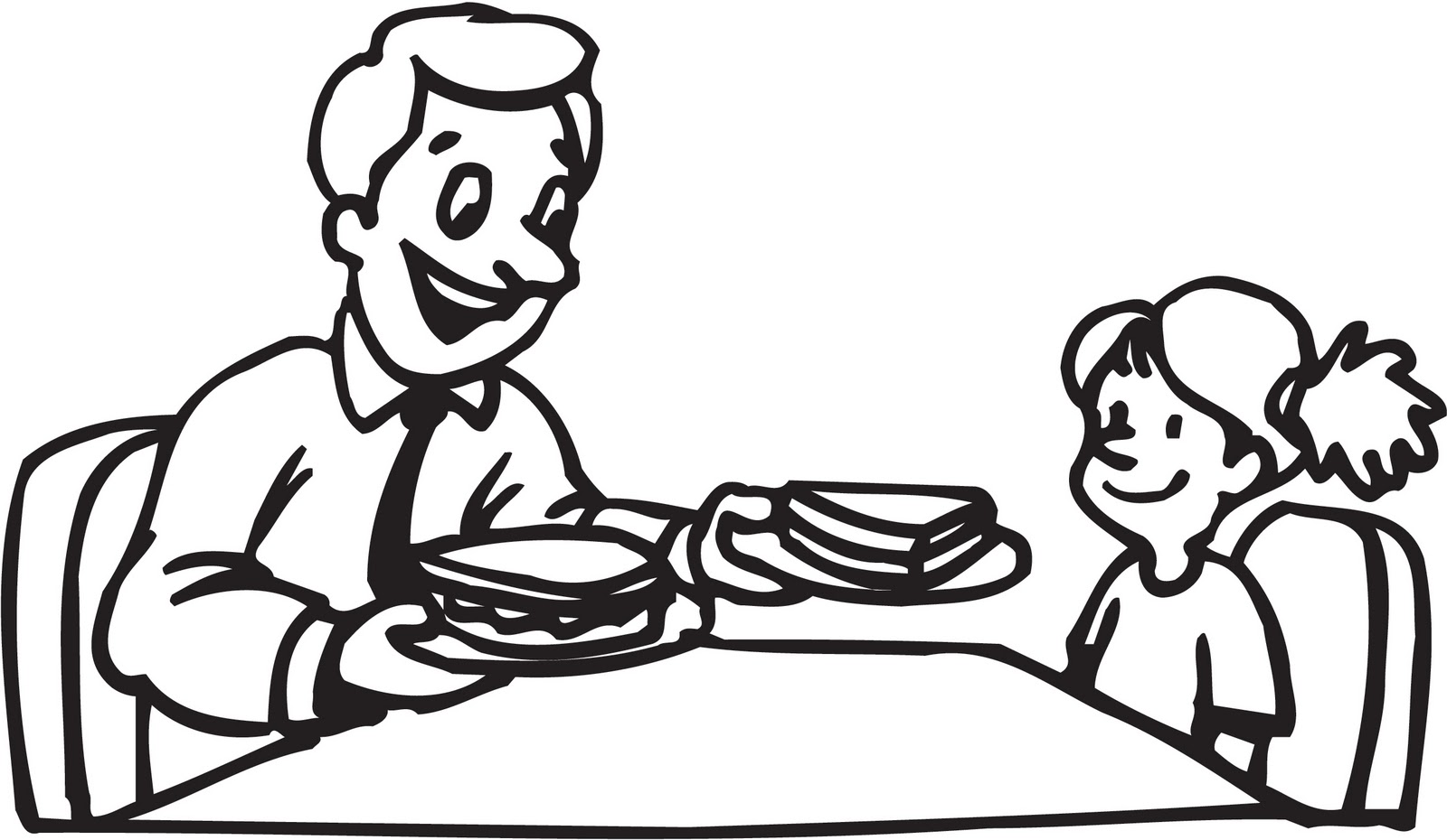 1600x930 Clip Art Table Manners Clip Art
