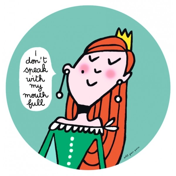 600x600 Princess Manner Plate