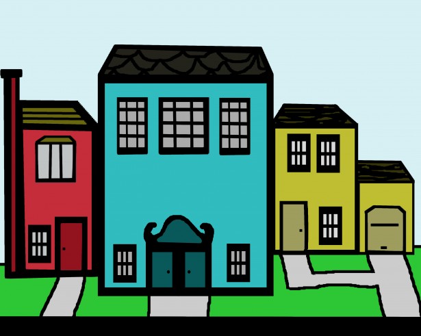615x491 Clip Art Neighborhood Free Stock Photo