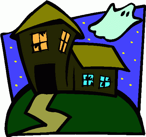 490x458 Top 91 Haunted House Clip Art