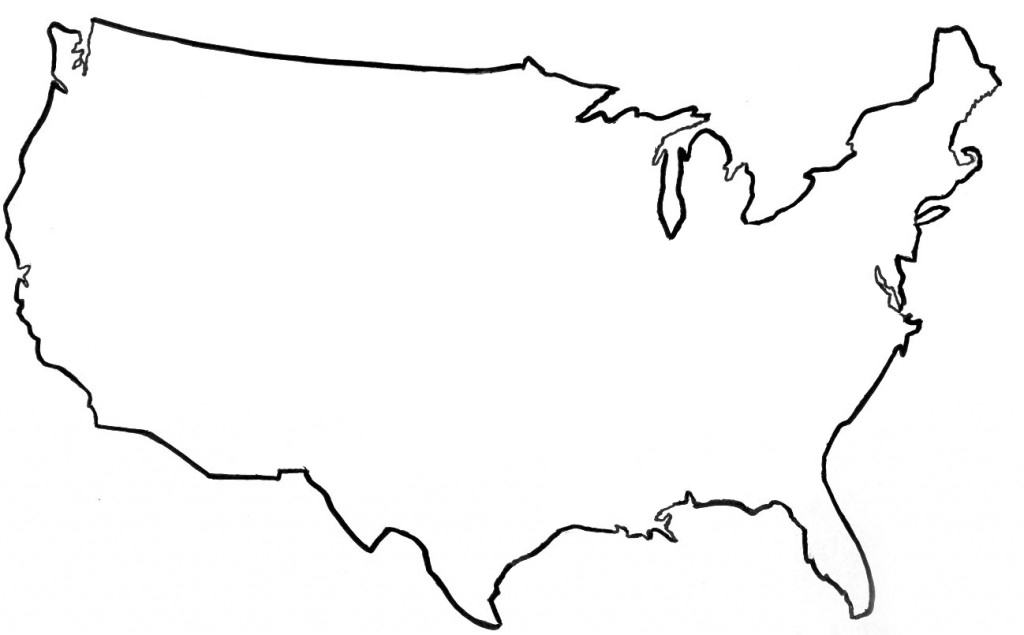 1024x635 Us Map Outline Clip Art