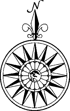 245x387 Compass Arrows Clip Art