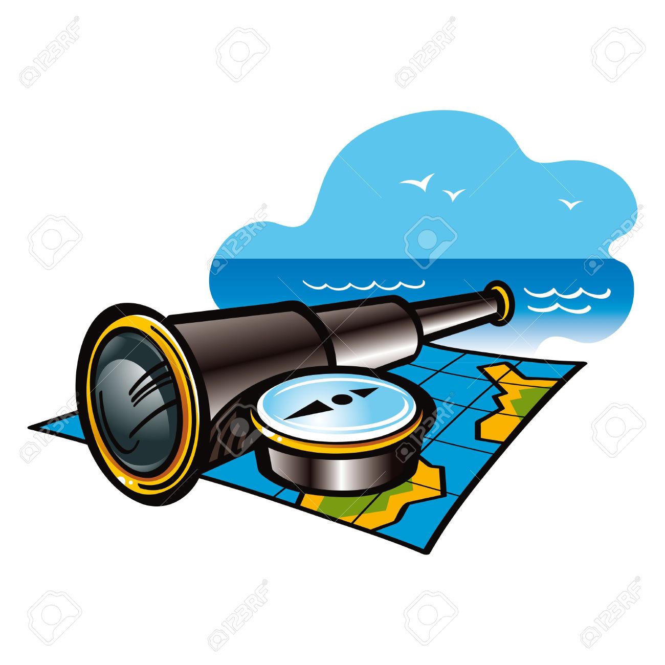 1300x1300 Compass Clipart Adventure