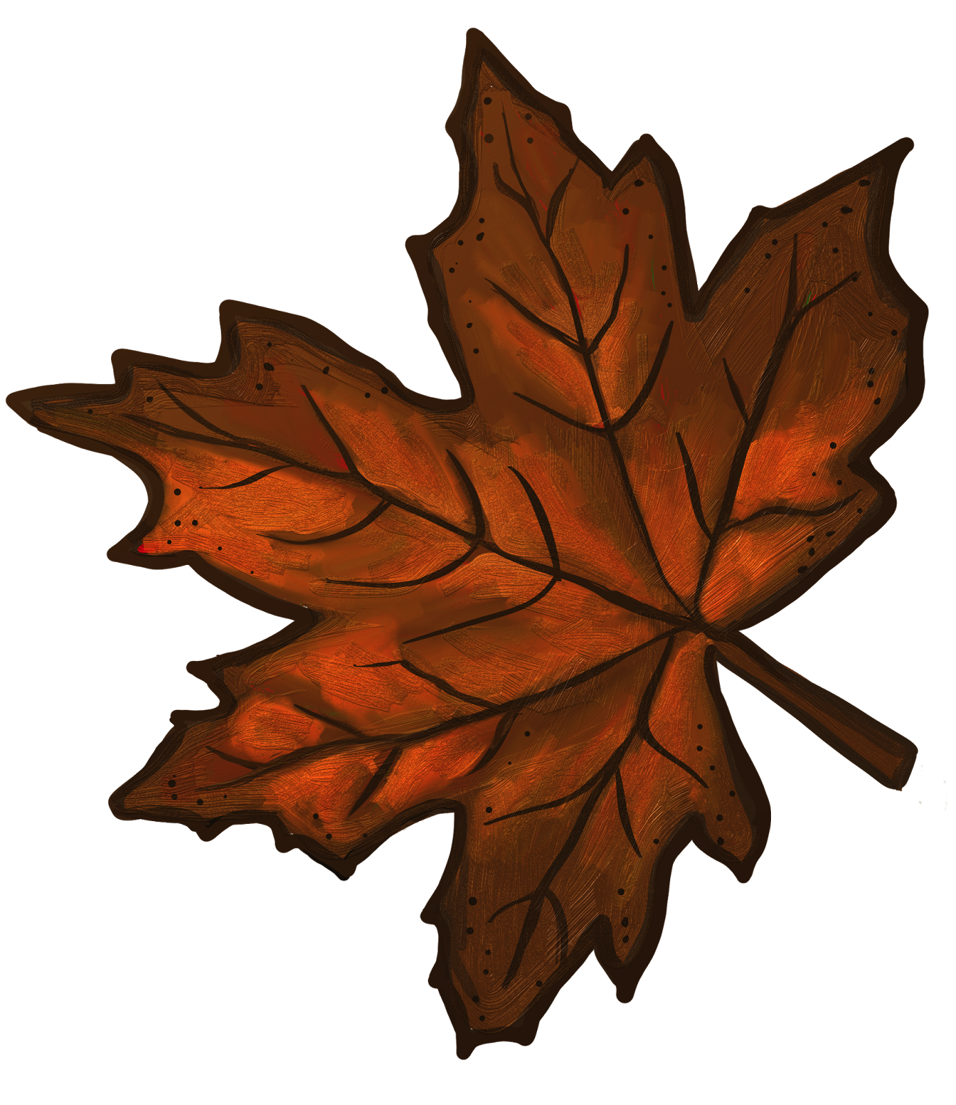 1385x1600 Brown Maple Leaf Clip Art