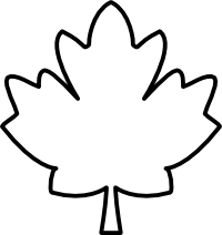 200x212 Maple Leaf Clipart Black And White