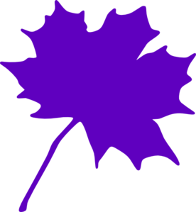 276x299 Purple Leaf Clip Art