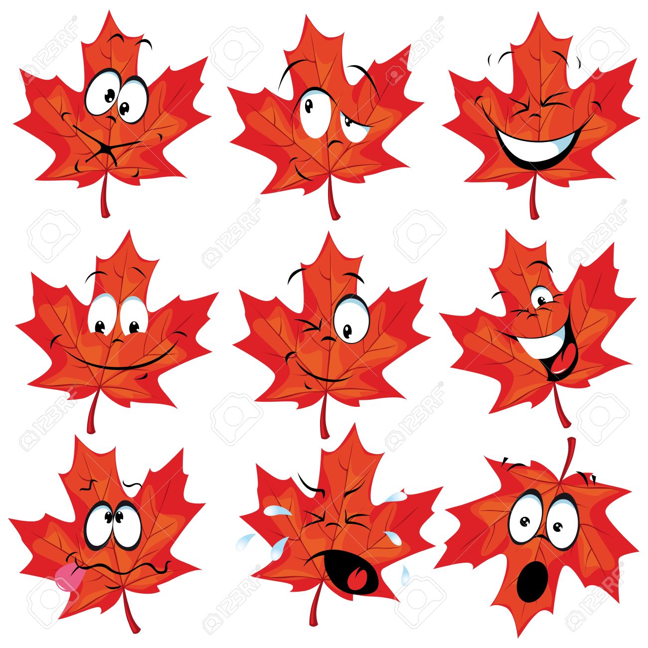 1300x1300 Maple Leaf Clipart Cartoon