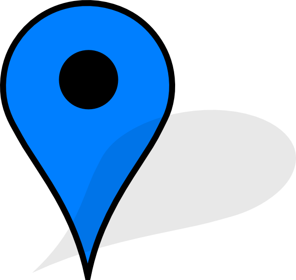 600x567 Google Maps Pin Blue Png, Svg Clip Art For Web