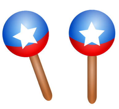 386x354 Free Patriotic Maracas Clip Art