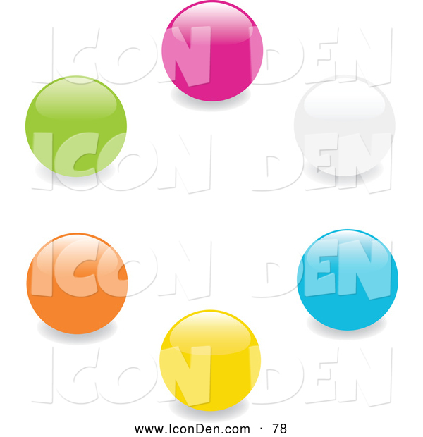 600x620 Clip Art Of A Collection Of Pink, White, Blue, Yellow, Orange