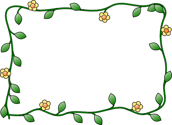 600x437 Spring Borders Clip Art Free