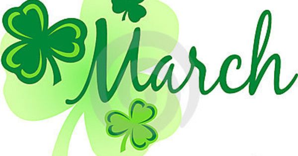 600x315 March Free Clipart