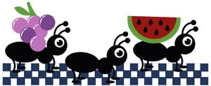 300x123 Ants Clipart Marching