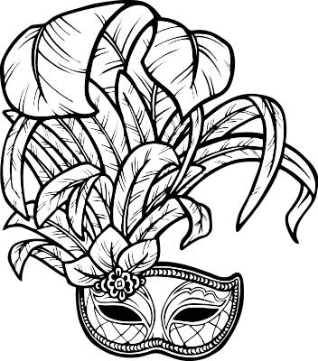 352x400 Mardi Gras On Mardi Gras Masks New Orleans And Mardi Clipart 2 2