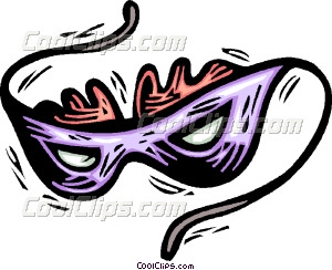 300x244 Mardi Gras Mask Vector Clip Art