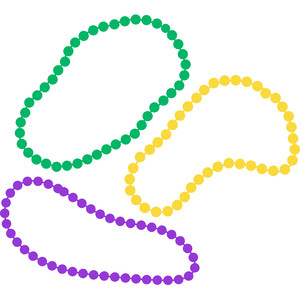 Mardi Gras Bead Clipart | Free download on ClipArtMag