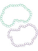 129x170 Stock Illustration Of Mardi Gras Beads K0223677