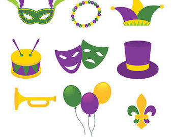 340x270 Mardi Gras Clipart Etsy