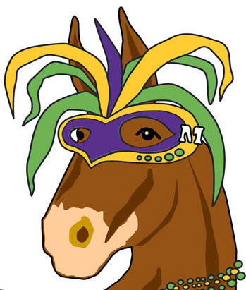 349x411 Mardi Gras Party Mule Graphic Free Clipart Images