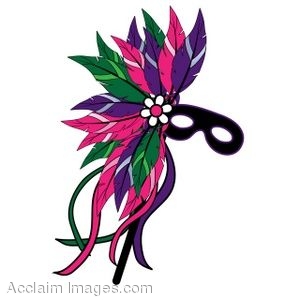 300x300 Clip Art Of A Mardi Gras Mask